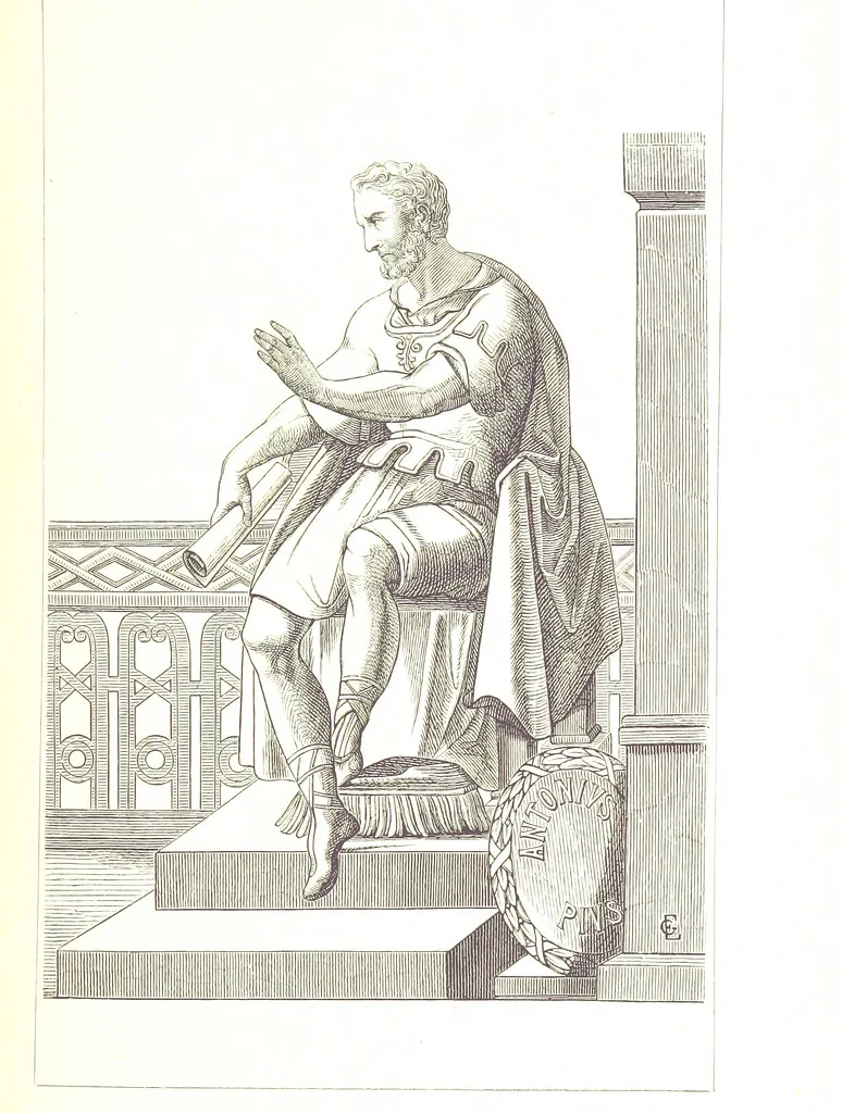An illustration from Illustrirte Geschichte der Römischen Kaiser, von J. Caesar bis auf die Neuzeit ... Zeichnungen von E. Grünnes, etc, 1871, leaf 79