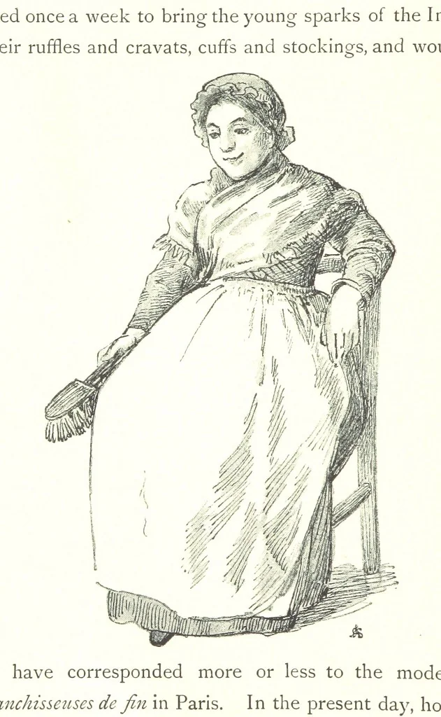 An illustration from A Maiden Fair to See. ... Illustrated by G. A. Storey, 1891, leaf 26