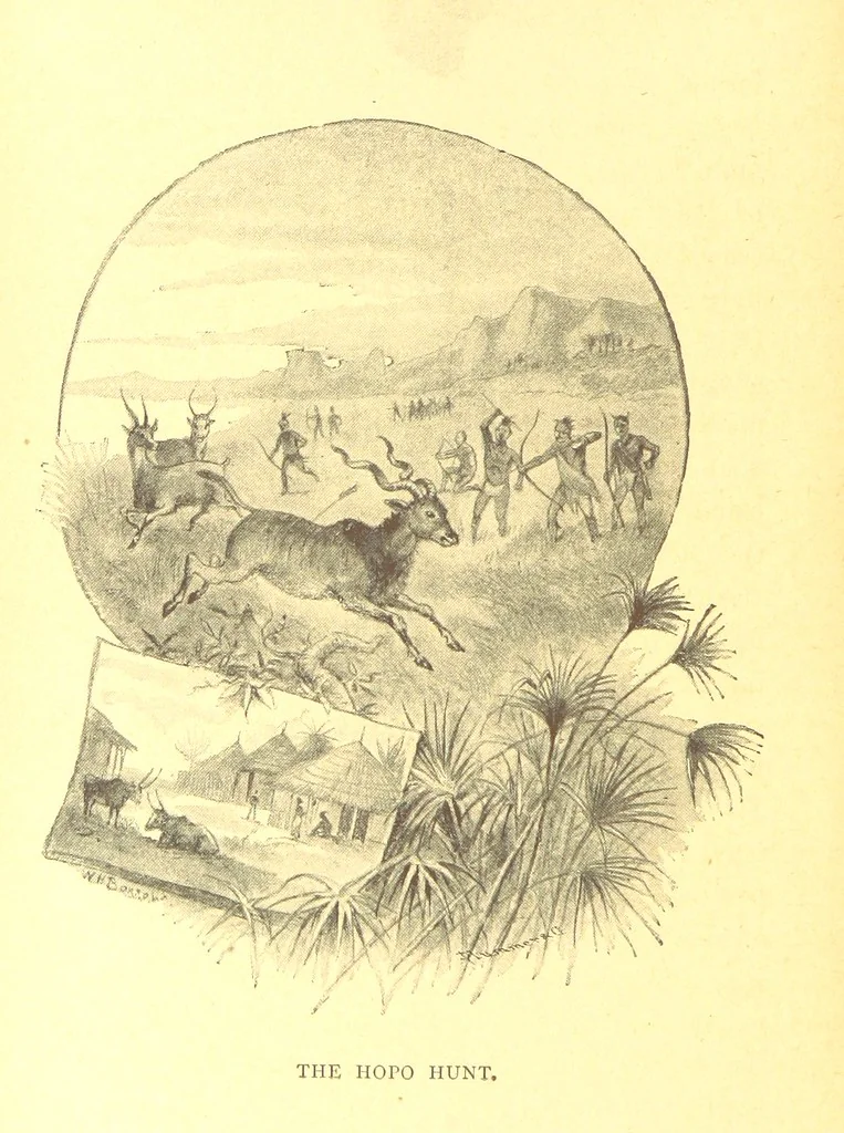An illustration from Richard Galbraith, mariner: or, life among the Kaffirs, 1895, leaf 204