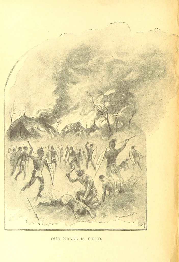 An illustration from Richard Galbraith, mariner: or, life among the Kaffirs, 1895, leaf 232