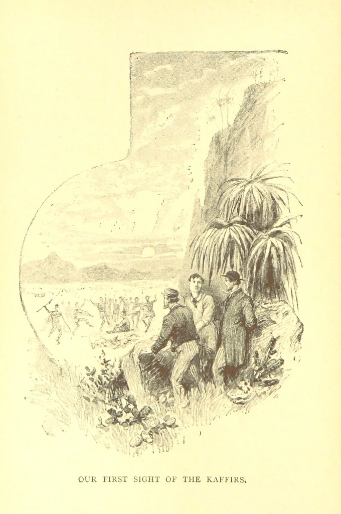 An illustration from Richard Galbraith, mariner: or, life among the Kaffirs, 1895, leaf 64