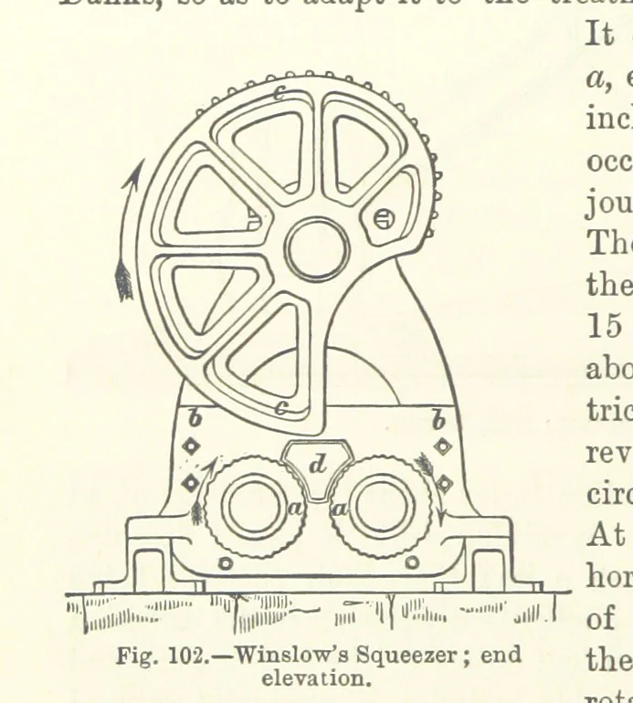 An illustration from Elements of Metallurgy. A practical treatise on the art of extracting metals from their ores ... Illustrated, etc, 1891, leaf 356
