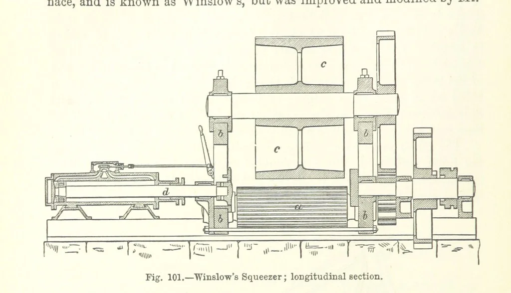 An illustration from Elements of Metallurgy. A practical treatise on the art of extracting metals from their ores ... Illustrated, etc, 1891, leaf 356