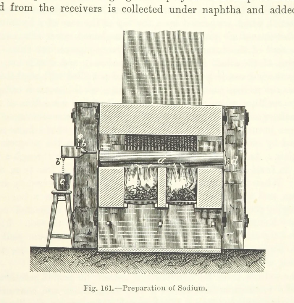 An illustration from Elements of Metallurgy. A practical treatise on the art of extracting metals from their ores ... Illustrated, etc, 1891, leaf 601