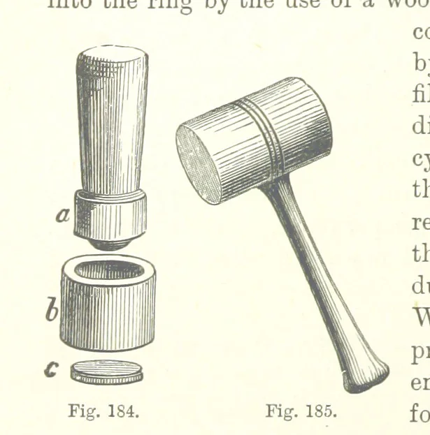 An illustration from Elements of Metallurgy. A practical treatise on the art of extracting metals from their ores ... Illustrated, etc, 1891, leaf 674
