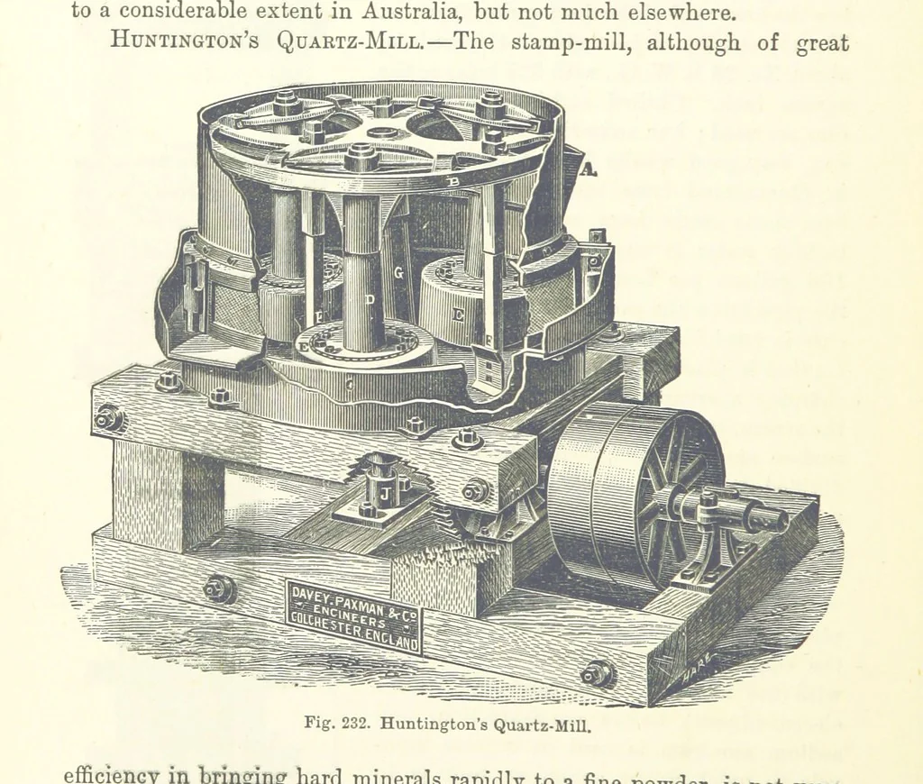 An illustration from Elements of Metallurgy. A practical treatise on the art of extracting metals from their ores ... Illustrated, etc, 1891, leaf 882