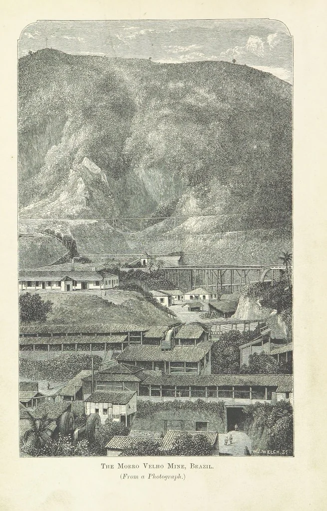 An illustration from The Mining and Metallurgy of Gold and Silver, 1867, leaf 10