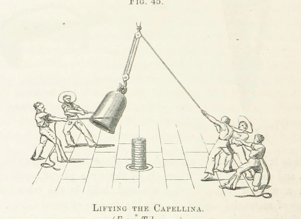 An illustration from The Mining and Metallurgy of Gold and Silver, 1867, leaf 386