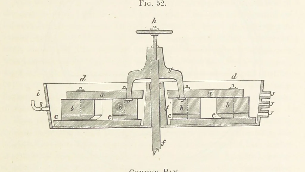 An illustration from The Mining and Metallurgy of Gold and Silver, 1867, leaf 431