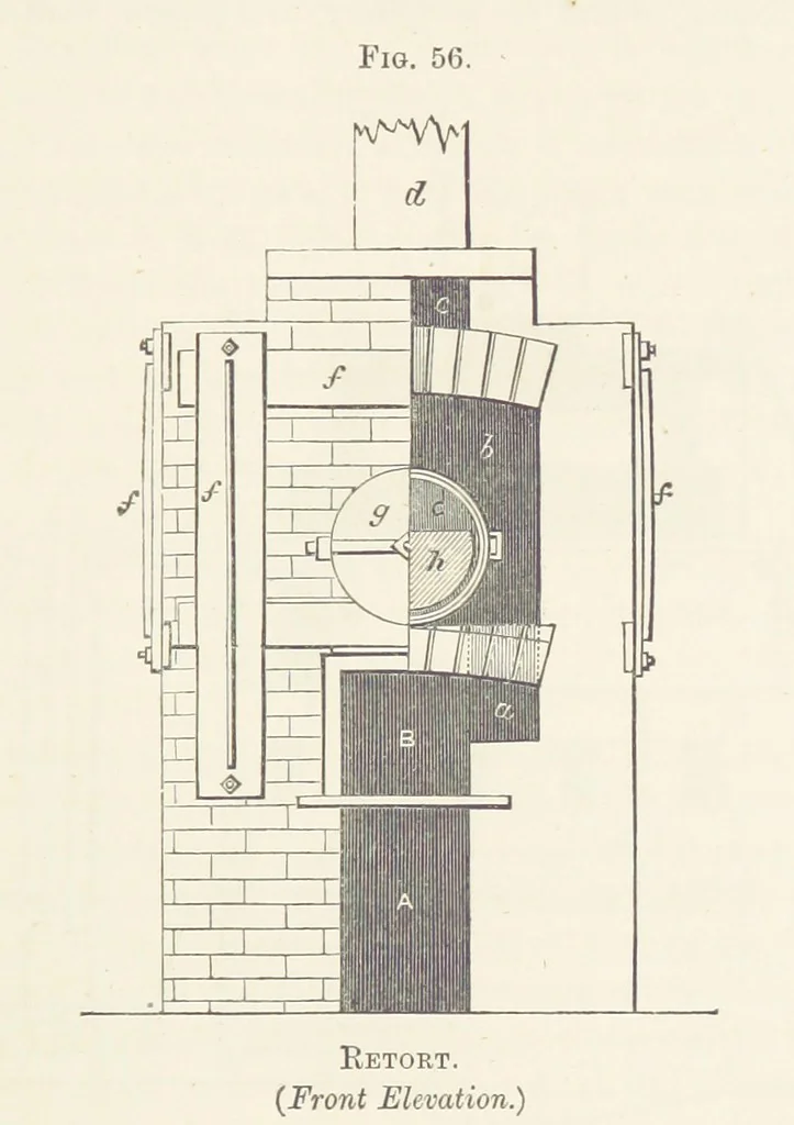 An illustration from The Mining and Metallurgy of Gold and Silver, 1867, leaf 443