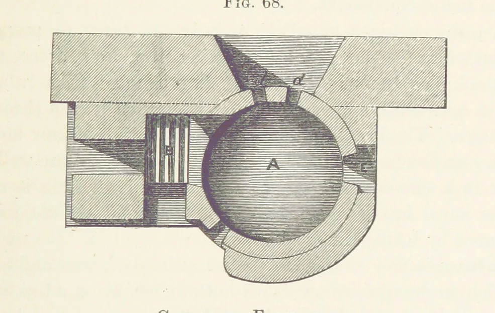 An illustration from The Mining and Metallurgy of Gold and Silver, 1867, leaf 487