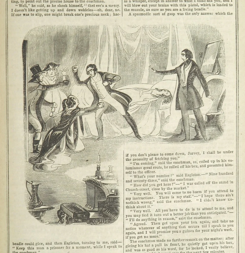 An illustration from Manuscripts from the Diary of a Physician, 1844, leaf 151