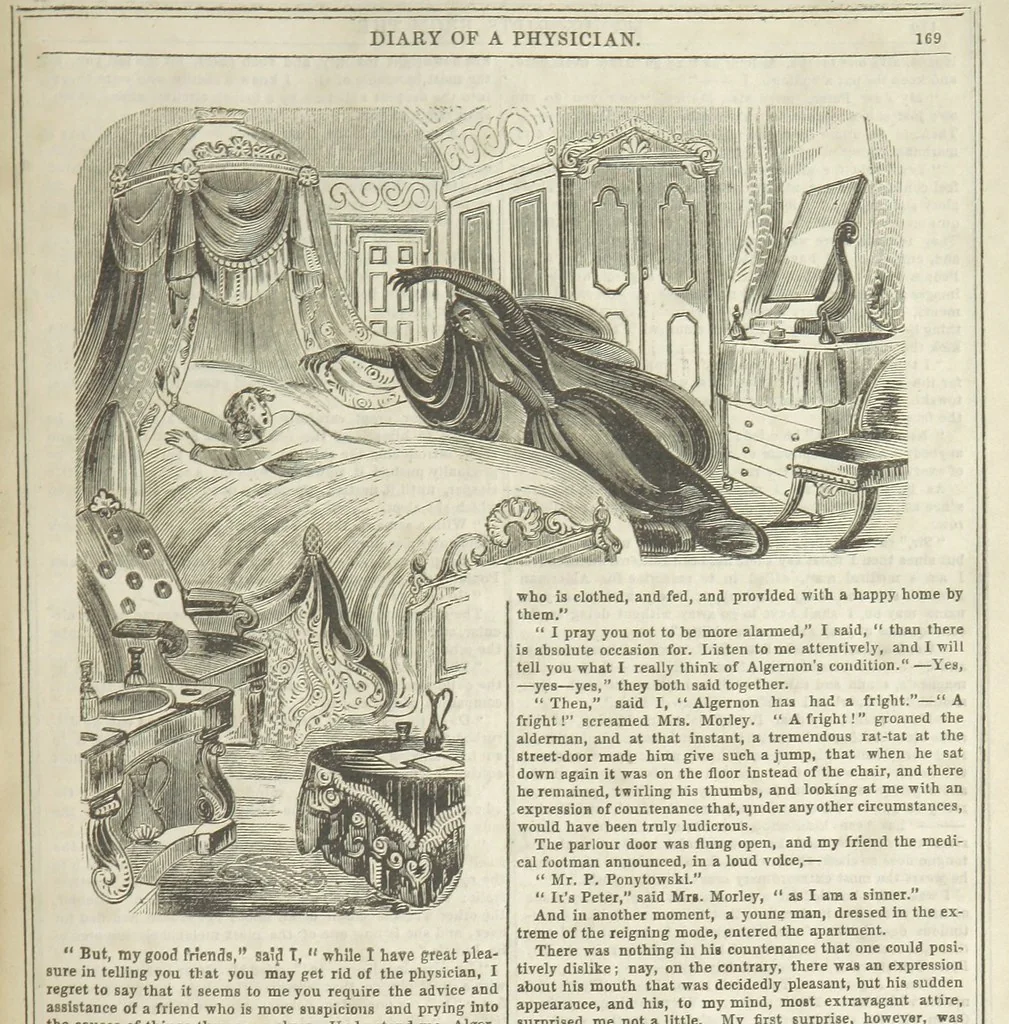 An illustration from Manuscripts from the Diary of a Physician, 1844, leaf 175