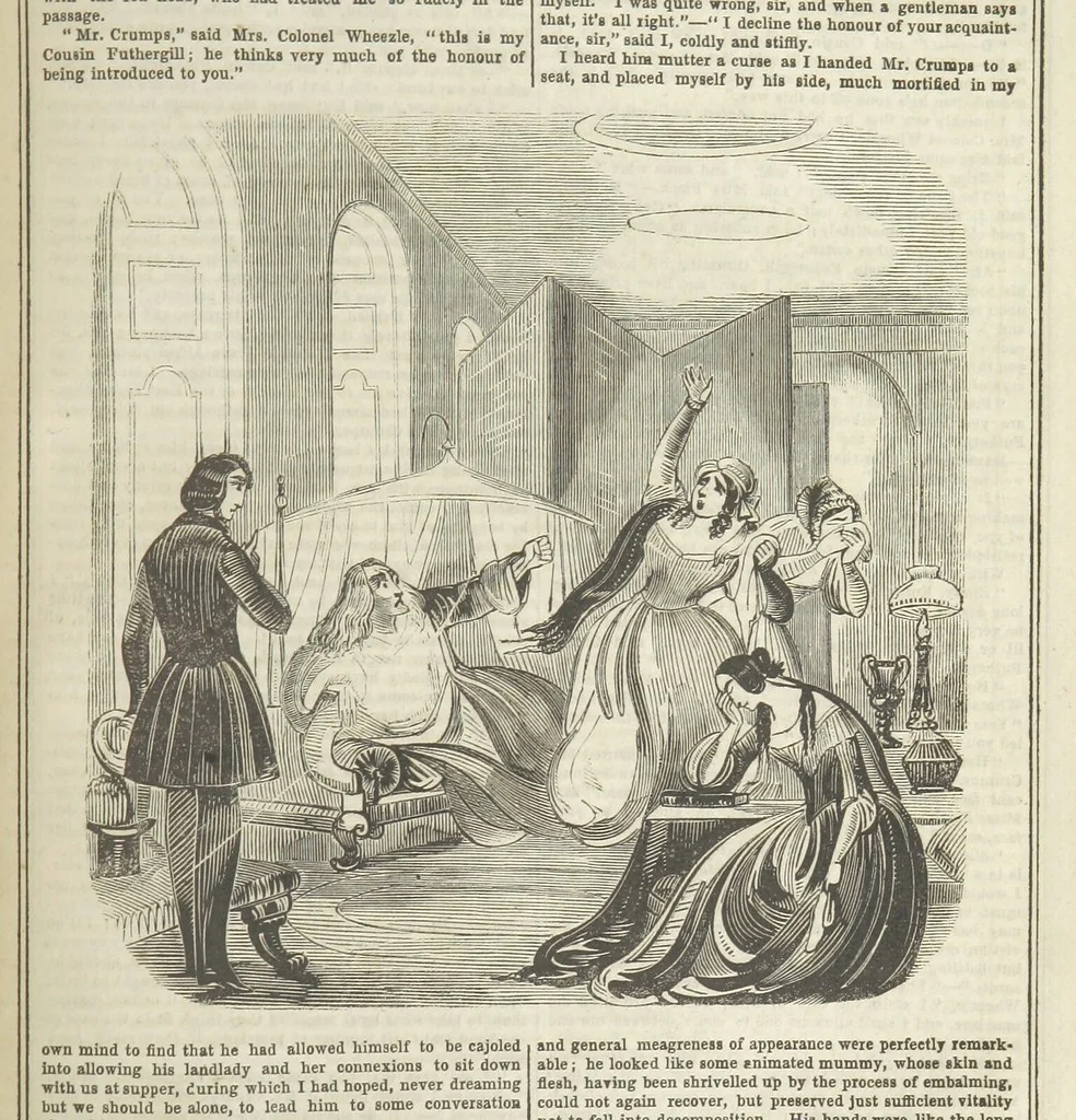 An illustration from Manuscripts from the Diary of a Physician, 1844, leaf 199