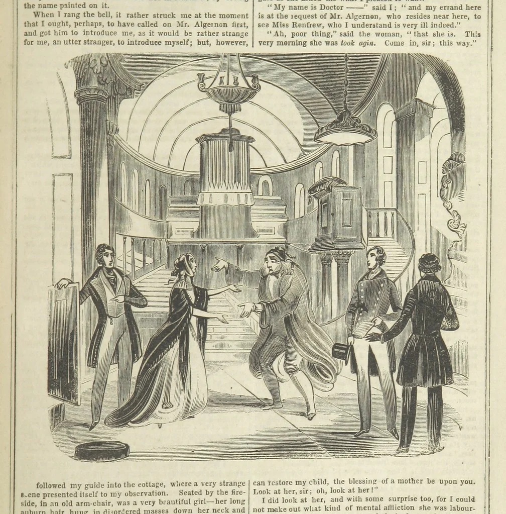 An illustration from Manuscripts from the Diary of a Physician, 1844, leaf 215