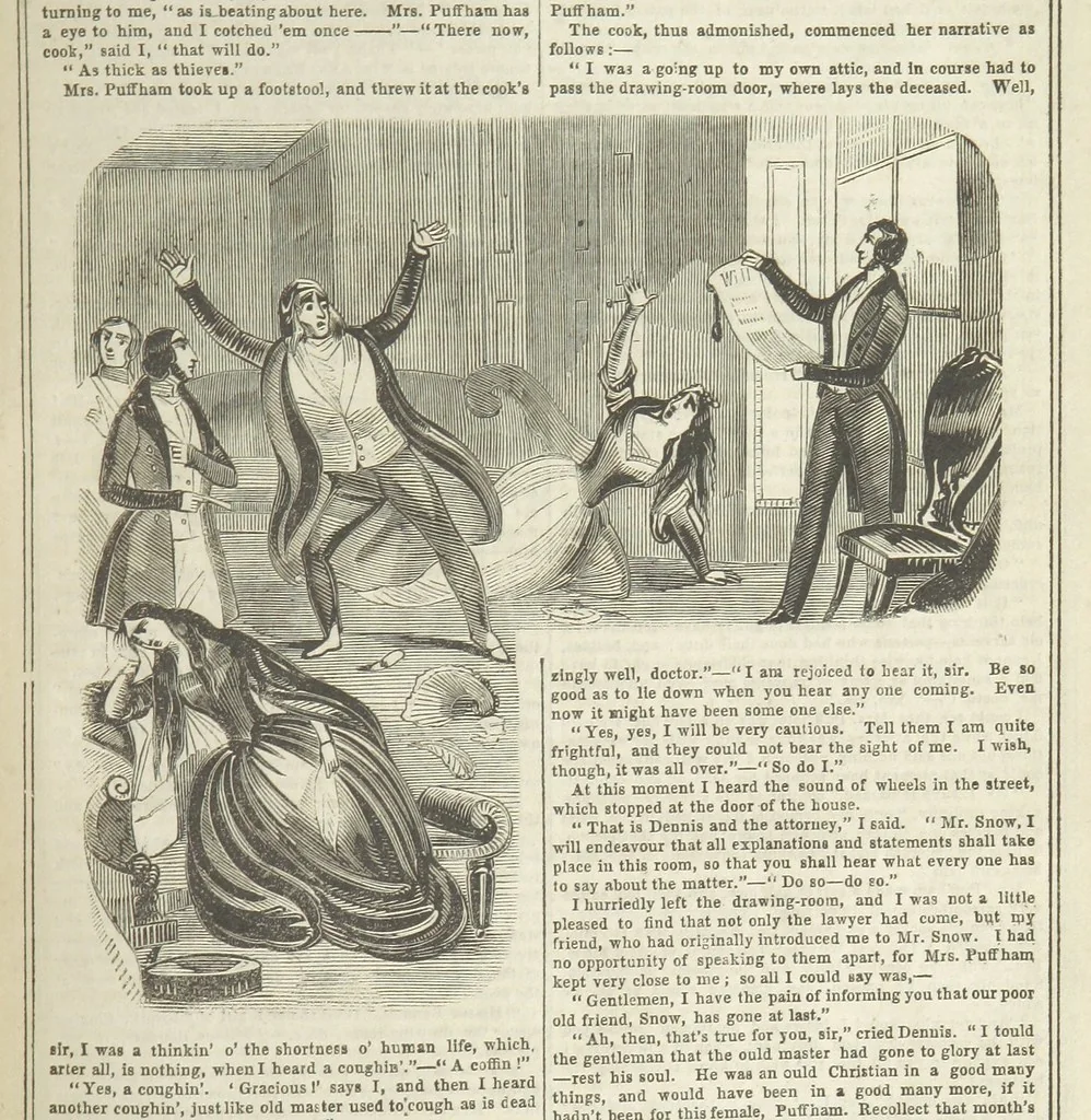 An illustration from Manuscripts from the Diary of a Physician, 1844, leaf 239