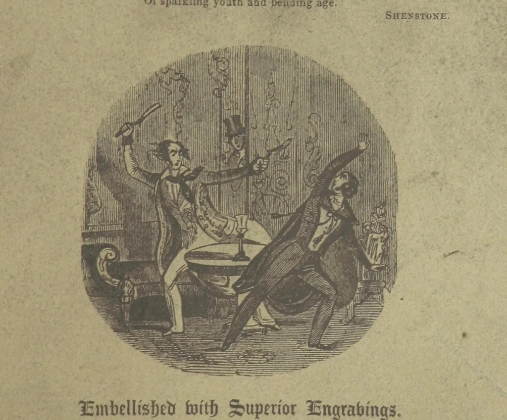 An illustration from Manuscripts from the Diary of a Physician, 1844, leaf 275