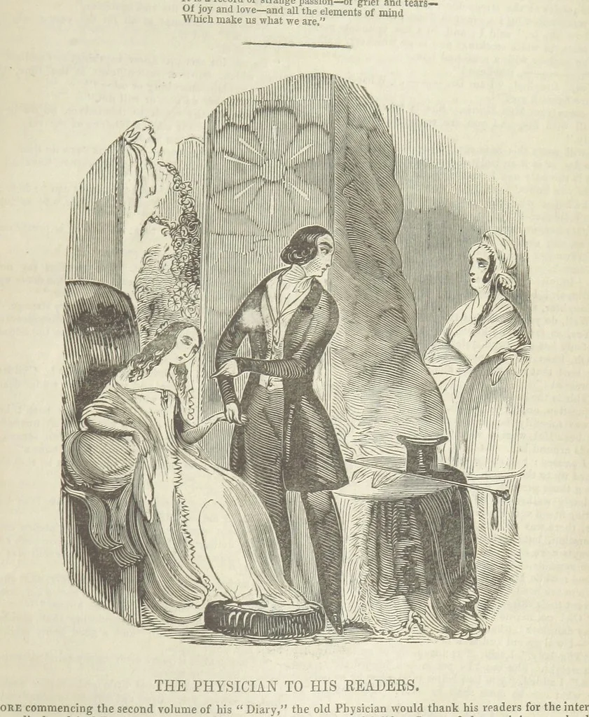 An illustration from Manuscripts from the Diary of a Physician, 1844, leaf 281