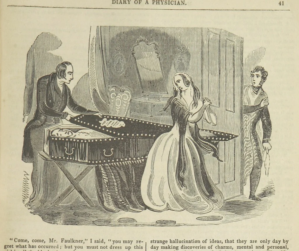 An illustration from Manuscripts from the Diary of a Physician, 1844, leaf 321