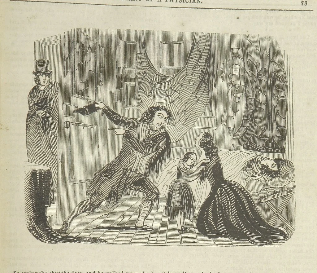 An illustration from Manuscripts from the Diary of a Physician, 1844, leaf 353