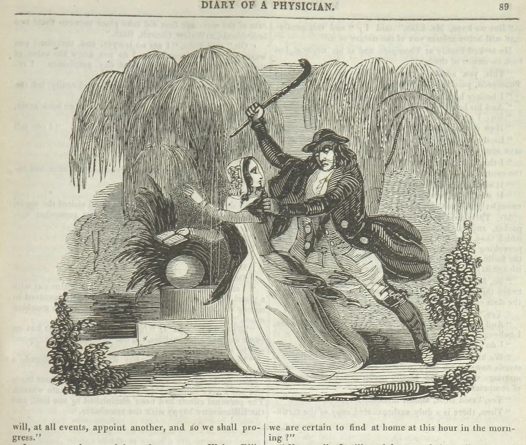 An illustration from Manuscripts from the Diary of a Physician, 1844, leaf 369
