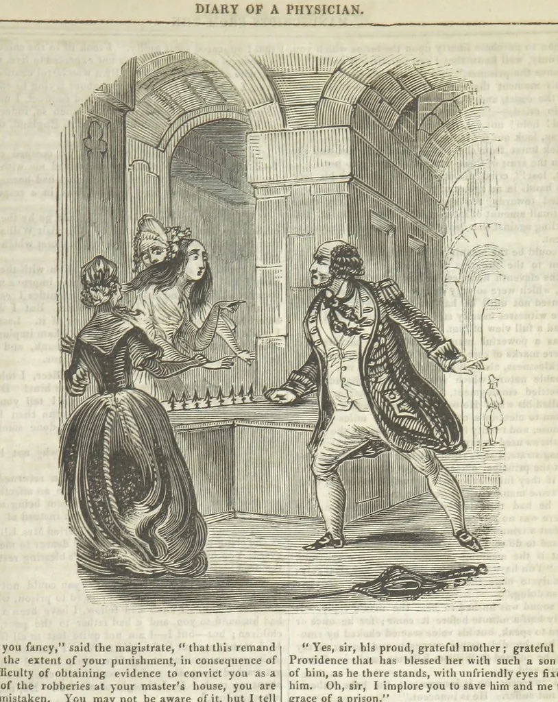 An illustration from Manuscripts from the Diary of a Physician, 1844, leaf 393