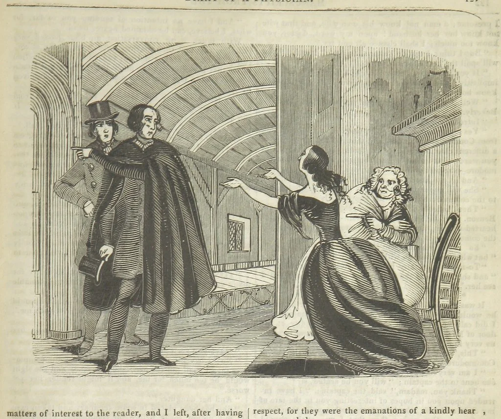 An illustration from Manuscripts from the Diary of a Physician, 1844, leaf 401
