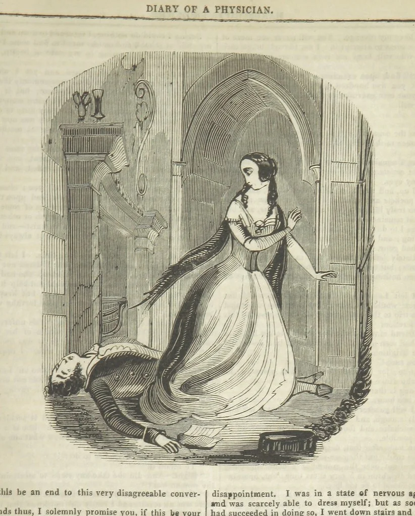 An illustration from Manuscripts from the Diary of a Physician, 1844, leaf 425