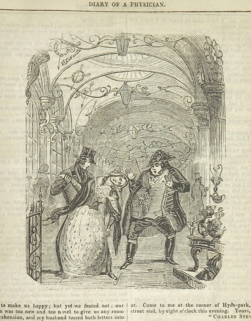 An illustration from Manuscripts from the Diary of a Physician, 1844, leaf 457