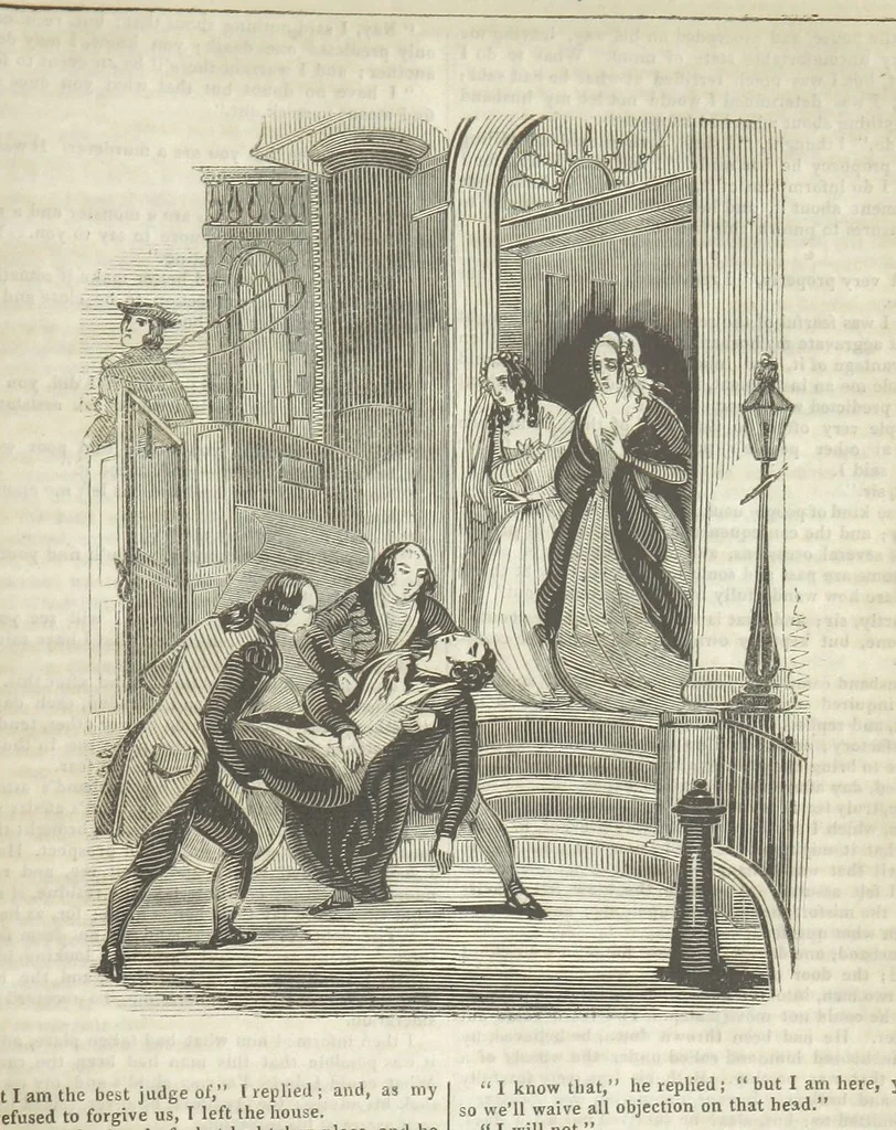 An illustration from Manuscripts from the Diary of a Physician, 1844, leaf 465