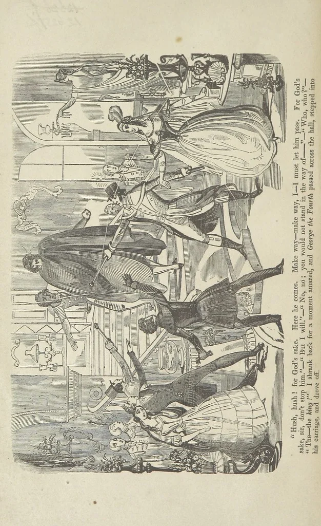 An illustration from Manuscripts from the Diary of a Physician, 1844, leaf 6
