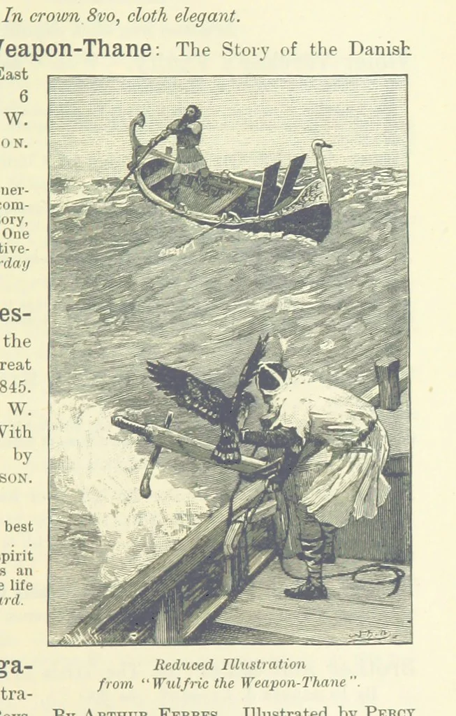 An illustration from A Stout English Bowman: being a story of chivalry in the days of Henry III., etc, 1898, leaf 323
