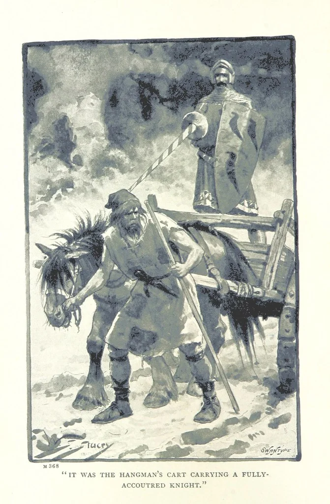 An illustration from A Stout English Bowman: being a story of chivalry in the days of Henry III., etc, 1898, leaf 8