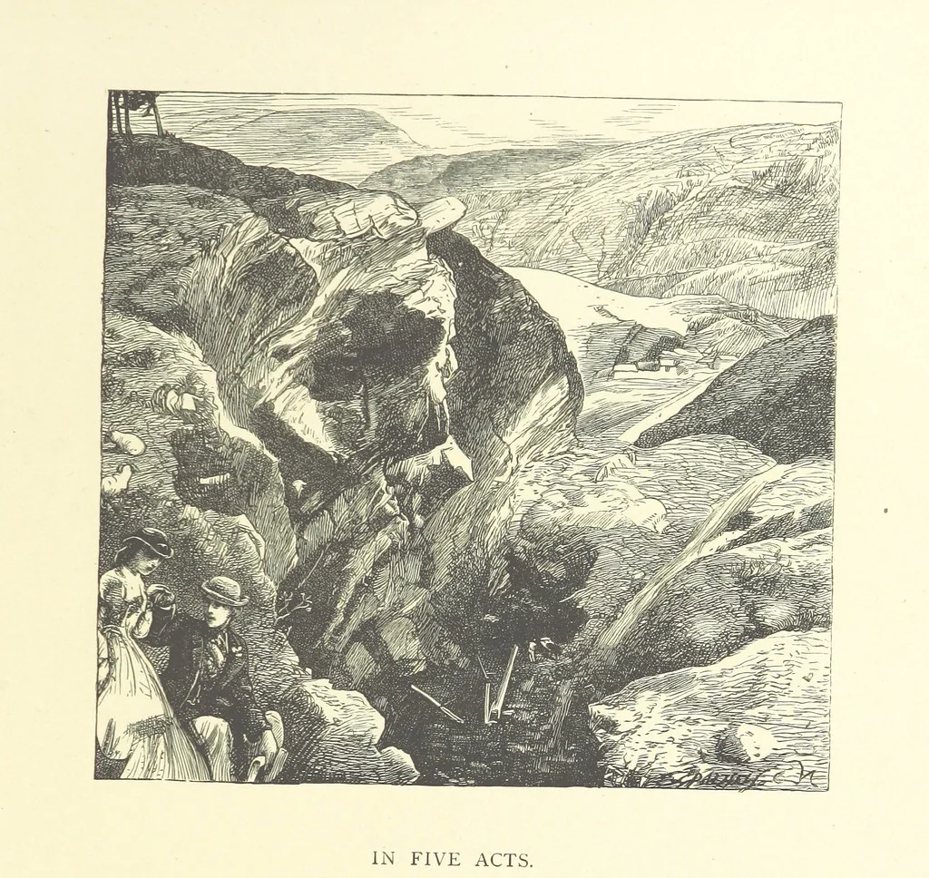 An illustration from Picture Posies. Poems chiefly by living authors, and drawings by F. Walker, J. W. North, A. B. Boughton [and others] ... Engraved by Dalziel Brothers, 1874, leaf 107