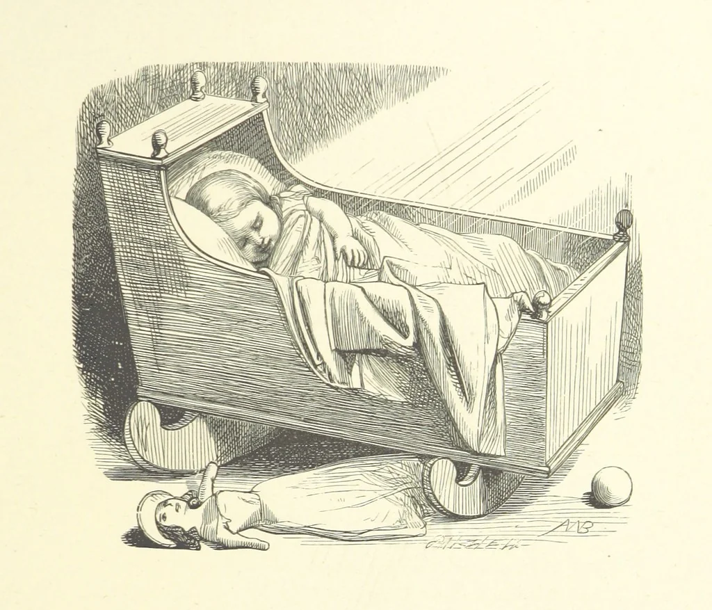 An illustration from Picture Posies. Poems chiefly by living authors, and drawings by F. Walker, J. W. North, A. B. Boughton [and others] ... Engraved by Dalziel Brothers, 1874, leaf 167