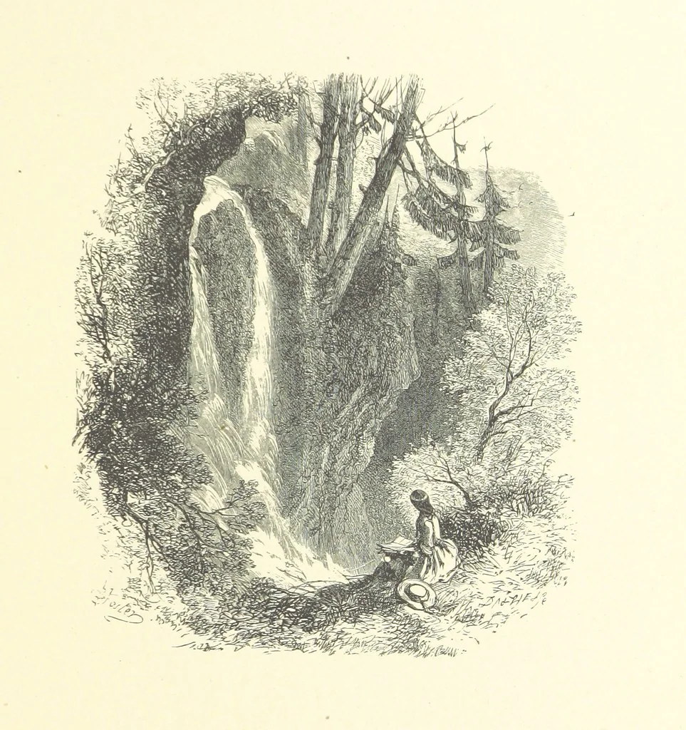 An illustration from Picture Posies. Poems chiefly by living authors, and drawings by F. Walker, J. W. North, A. B. Boughton [and others] ... Engraved by Dalziel Brothers, 1874, leaf 177