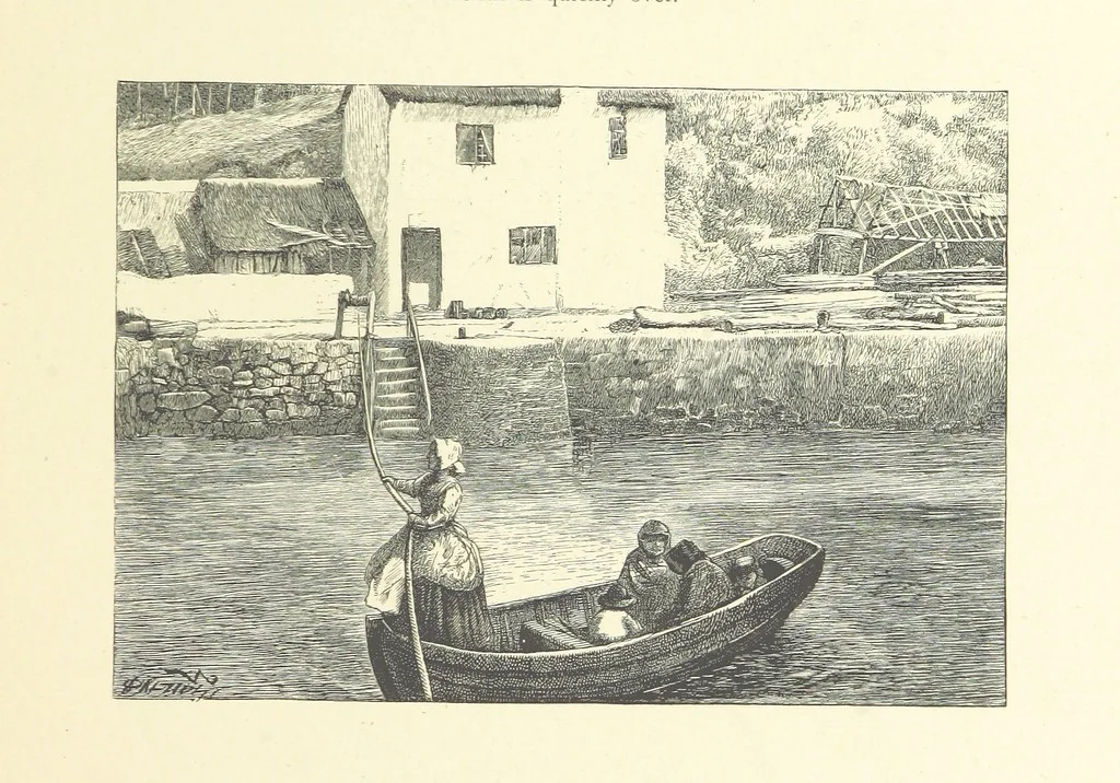 An illustration from Picture Posies. Poems chiefly by living authors, and drawings by F. Walker, J. W. North, A. B. Boughton [and others] ... Engraved by Dalziel Brothers, 1874, leaf 183