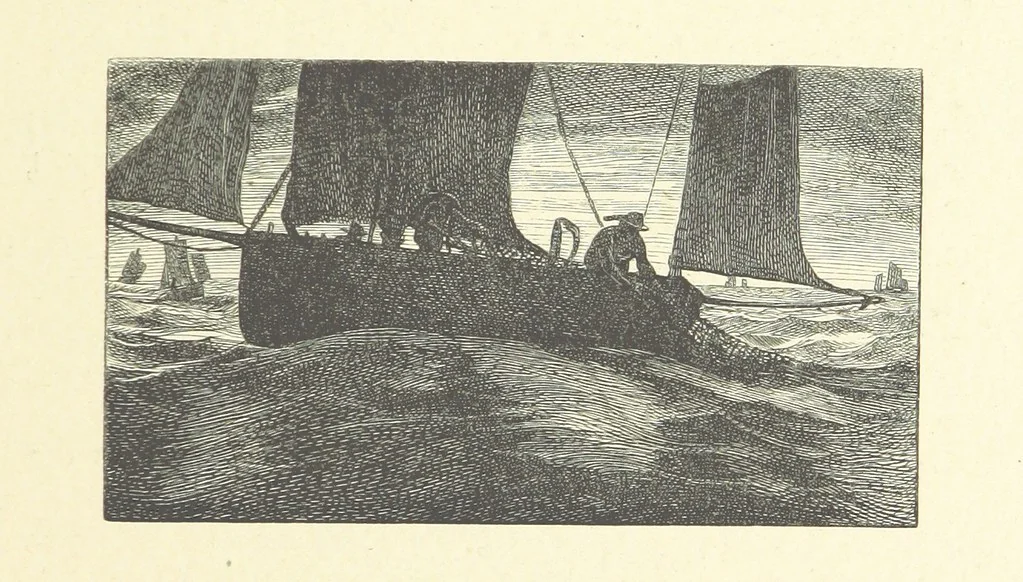 An illustration from Picture Posies. Poems chiefly by living authors, and drawings by F. Walker, J. W. North, A. B. Boughton [and others] ... Engraved by Dalziel Brothers, 1874, leaf 187