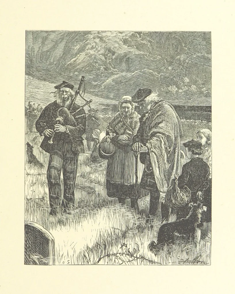 An illustration from Picture Posies. Poems chiefly by living authors, and drawings by F. Walker, J. W. North, A. B. Boughton [and others] ... Engraved by Dalziel Brothers, 1874, leaf 251