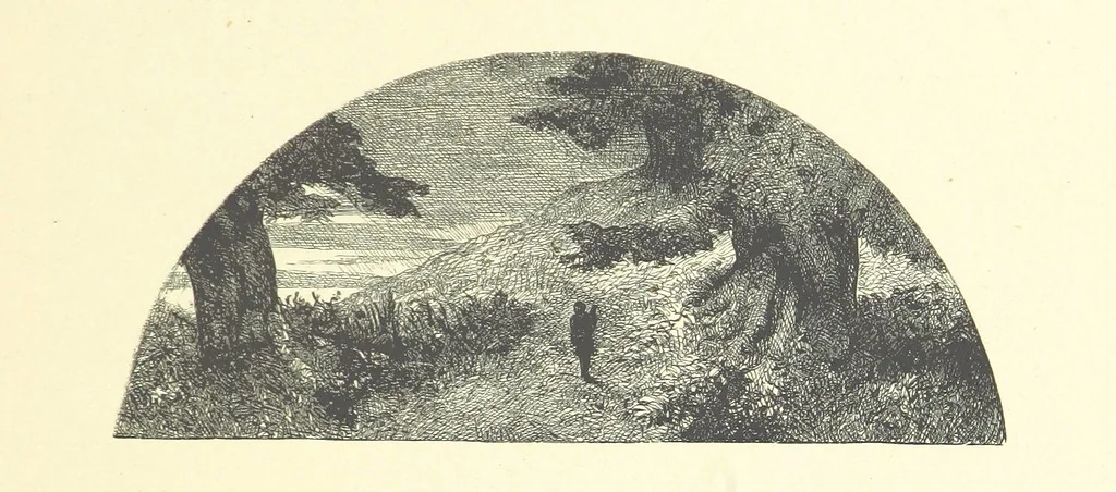 An illustration from Picture Posies. Poems chiefly by living authors, and drawings by F. Walker, J. W. North, A. B. Boughton [and others] ... Engraved by Dalziel Brothers, 1874, leaf 51