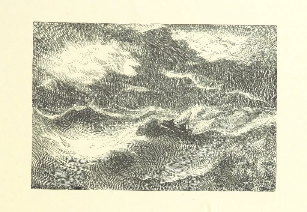 An illustration from Picture Posies. Poems chiefly by living authors, and drawings by F. Walker, J. W. North, A. B. Boughton [and others] ... Engraved by Dalziel Brothers, 1874, leaf 65