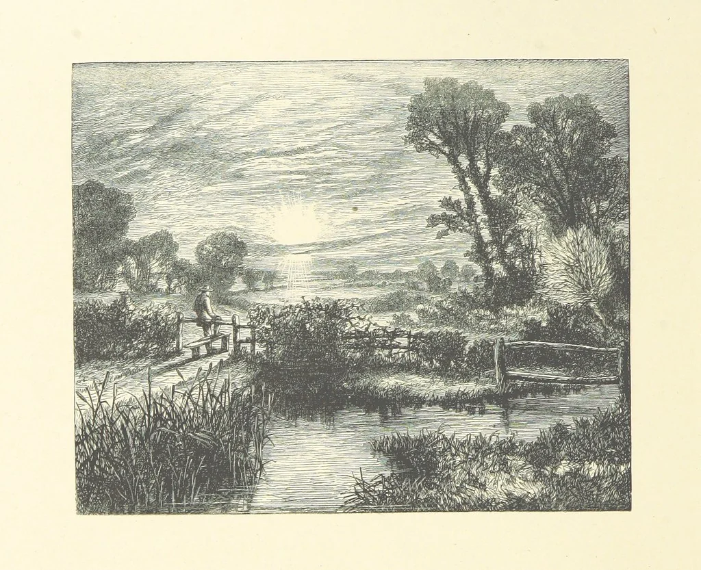 An illustration from Picture Posies. Poems chiefly by living authors, and drawings by F. Walker, J. W. North, A. B. Boughton [and others] ... Engraved by Dalziel Brothers, 1874, leaf 76