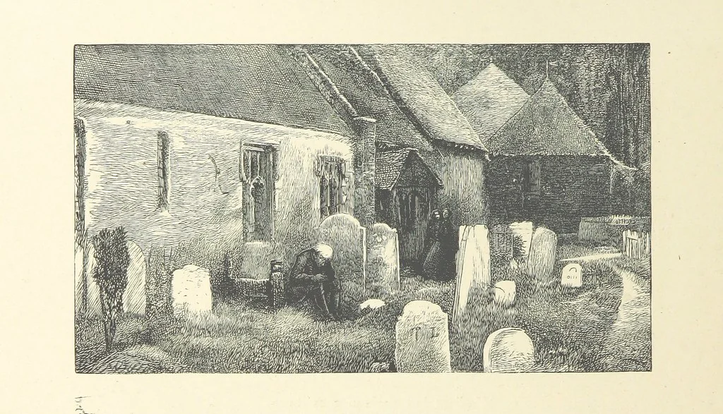 An illustration from Picture Posies. Poems chiefly by living authors, and drawings by F. Walker, J. W. North, A. B. Boughton [and others] ... Engraved by Dalziel Brothers, 1874, leaf 78