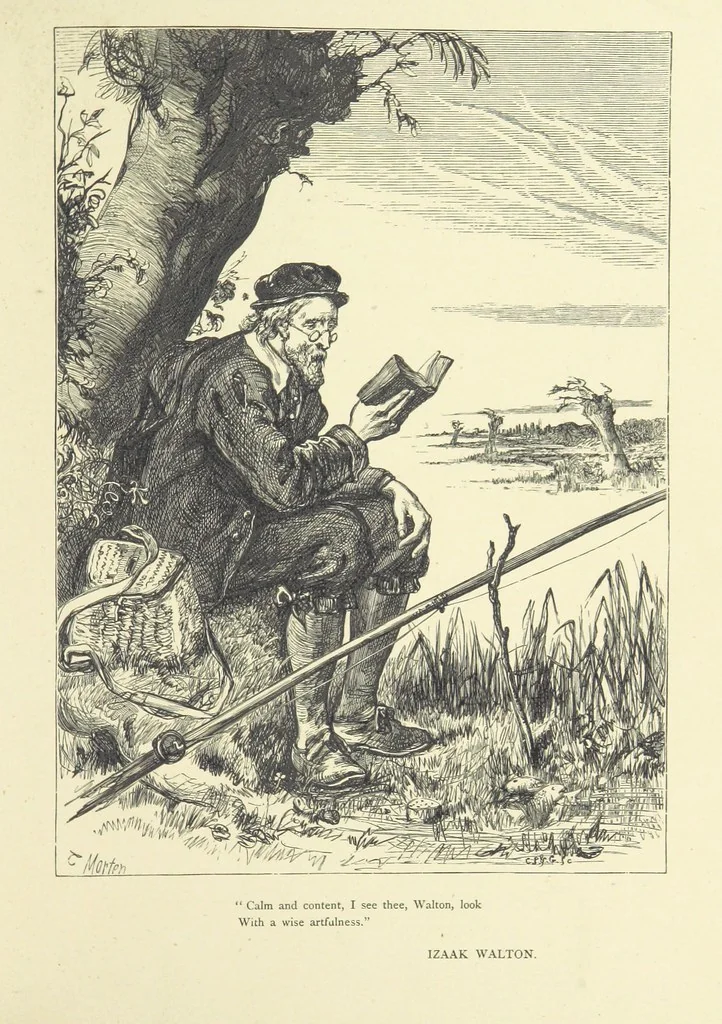 An illustration from Idyllic Pictures. Drawn by Barnes, Miss E. Edwards, P. Gray, Houghton, R. P. Leitch, Pinwell, Sandys, Small, G. Thomas, etc, 1867, leaf 77