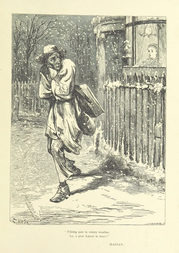 An illustration from Idyllic Pictures. Drawn by Barnes, Miss E. Edwards, P. Gray, Houghton, R. P. Leitch, Pinwell, Sandys, Small, G. Thomas, etc, 1867, leaf 89
