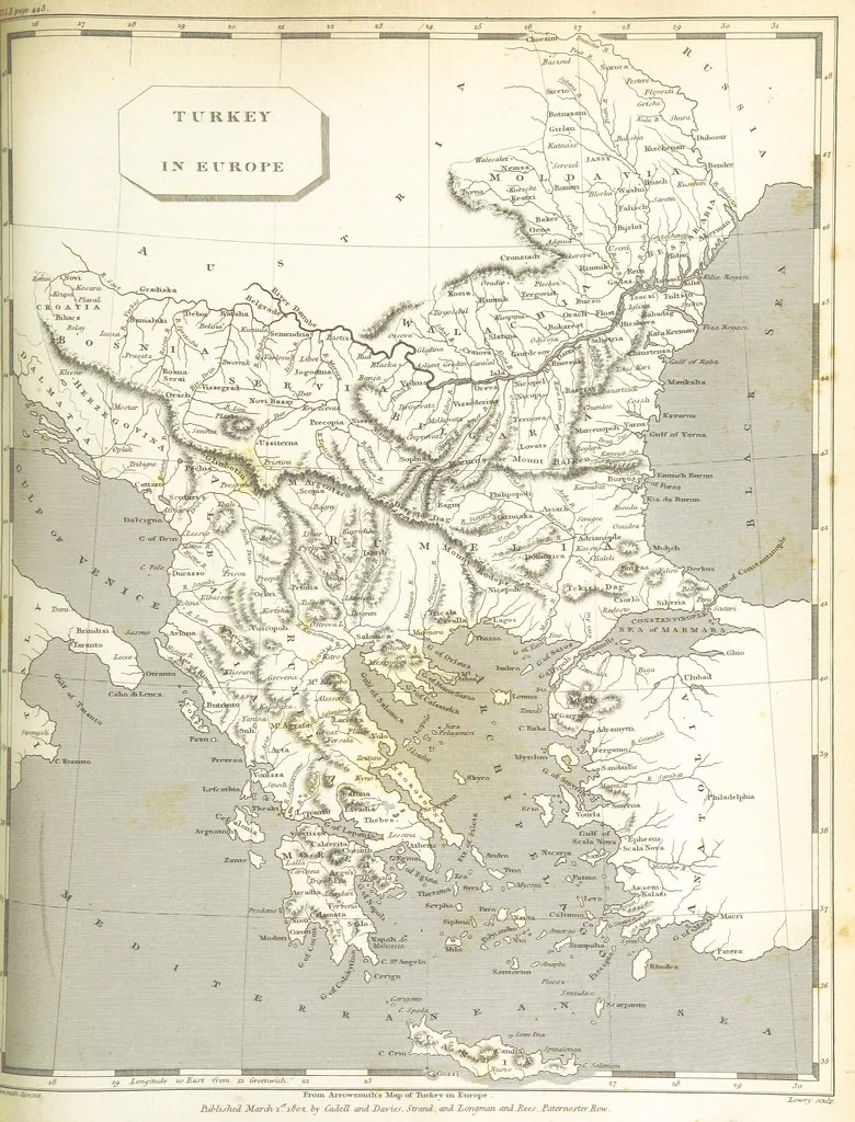 An illustration from Modern Geography, a description of the Empires, states, and colonies, with the oceans, seas and islands in all parts of the World ... The Astronomical Introduction by the Rev. S. Vince. With numerous maps, 1802, leaf 601