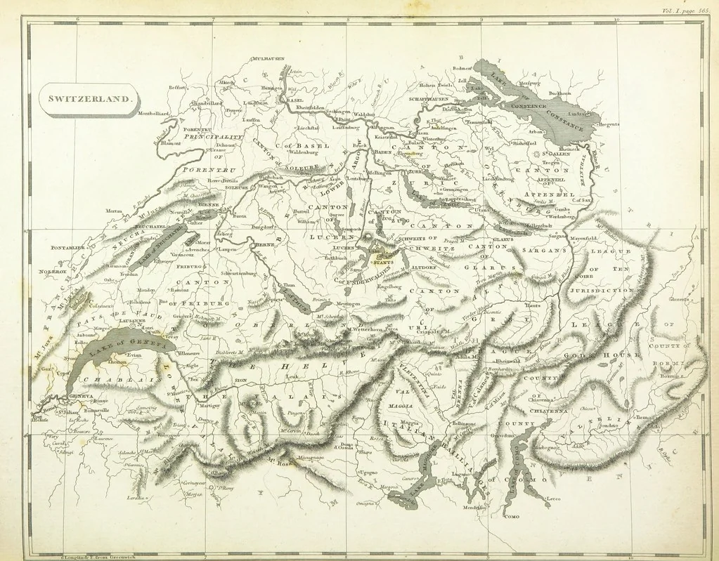 An illustration from Modern Geography, a description of the Empires, states, and colonies, with the oceans, seas and islands in all parts of the World ... The Astronomical Introduction by the Rev. S. Vince. With numerous maps, 1802, leaf 734