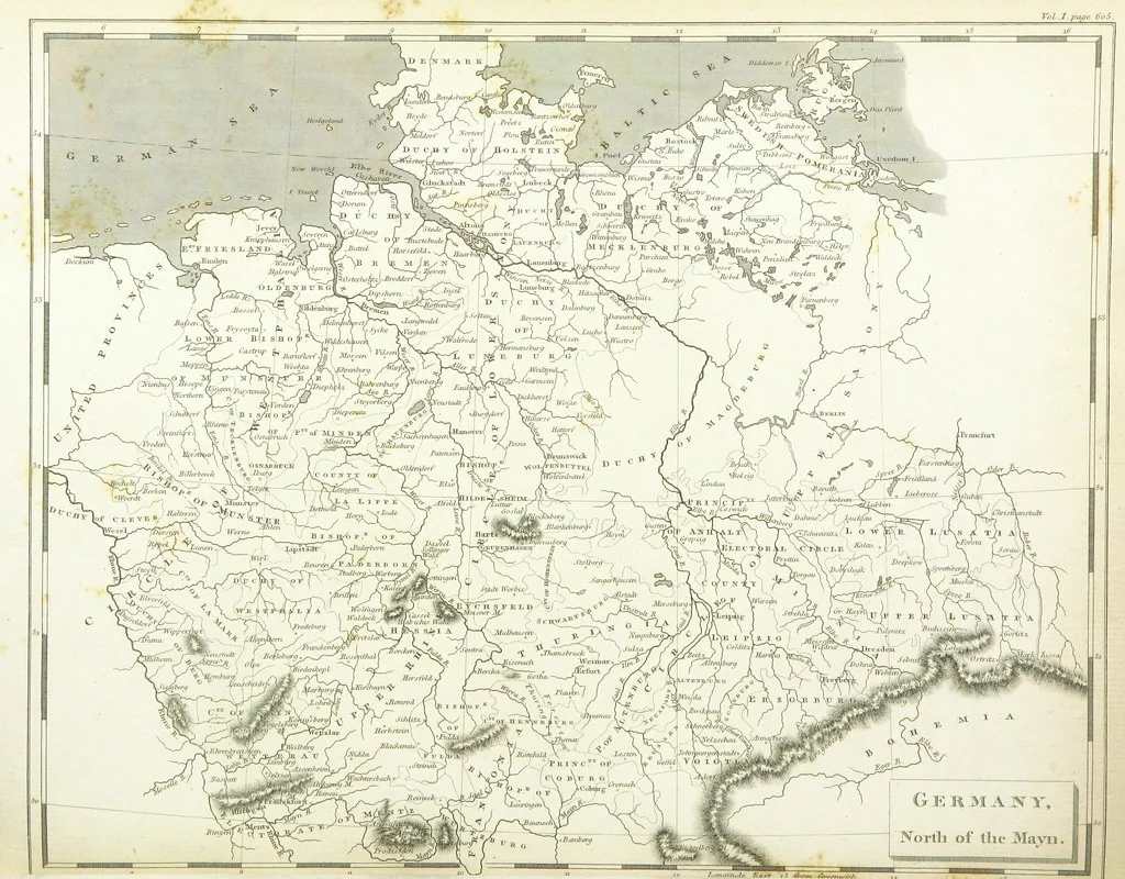 An illustration from Modern Geography, a description of the Empires, states, and colonies, with the oceans, seas and islands in all parts of the World ... The Astronomical Introduction by the Rev. S. Vince. With numerous maps, 1802, leaf 776