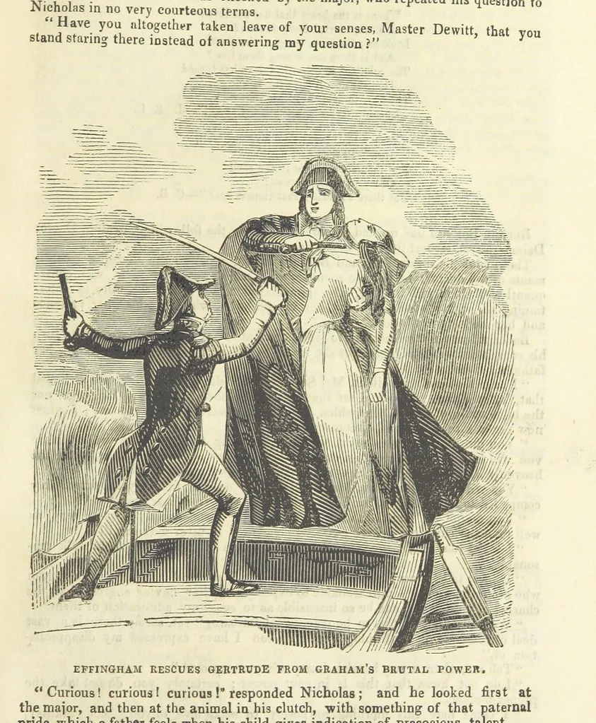 An illustration from The Black Pirate; or, the Phantom Ship. A romance, 1848, leaf 107