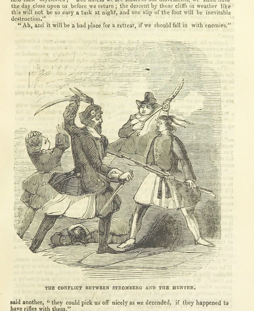 An illustration from The Black Pirate; or, the Phantom Ship. A romance, 1848, leaf 115